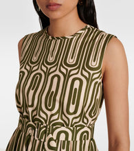 'S Max Mara Andreis printed cotton poplin midi dress