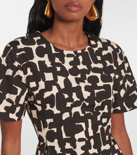 'S Max Mara Callas printed cotton poplin midi dress