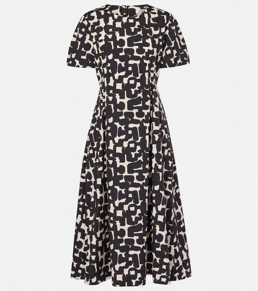 'S Max Mara Callas printed cotton poplin midi dress. Max Mara Callas 印花棉质府绸中长连衣裙