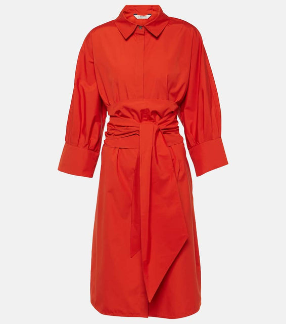'S Max Mara Cotton poplin shirt dress