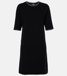 'S Max Mara Denny wool and cashmere midi dress