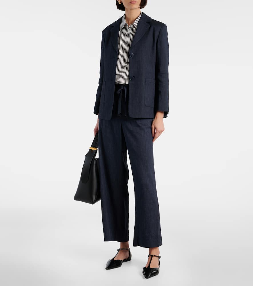 'S Max Mara Derna linen-blend twill blazer