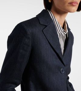 'S Max Mara Derna linen-blend twill blazer