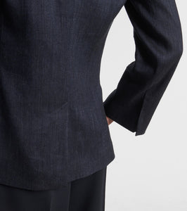 'S Max Mara Derna linen-blend twill blazer
