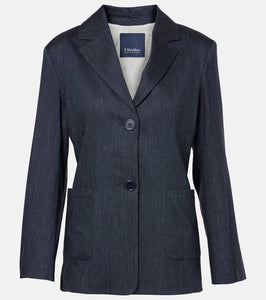 'S Max Mara Derna linen-blend twill blazer