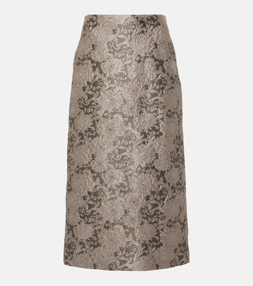 'S Max Mara Diletta jacquard midi skirt - Max Mara Diletta 提花中长裙