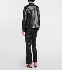 'S Max Mara Festoso faux leather jacket