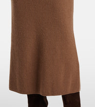 'S Max Mara Just ribbed-knit wool and cashmere midi skirt