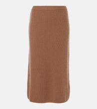 'S Max Mara Just ribbed-knit wool and cashmere midi skirt - Max Mara Just 罗纹针织羊毛羊绒中长裙