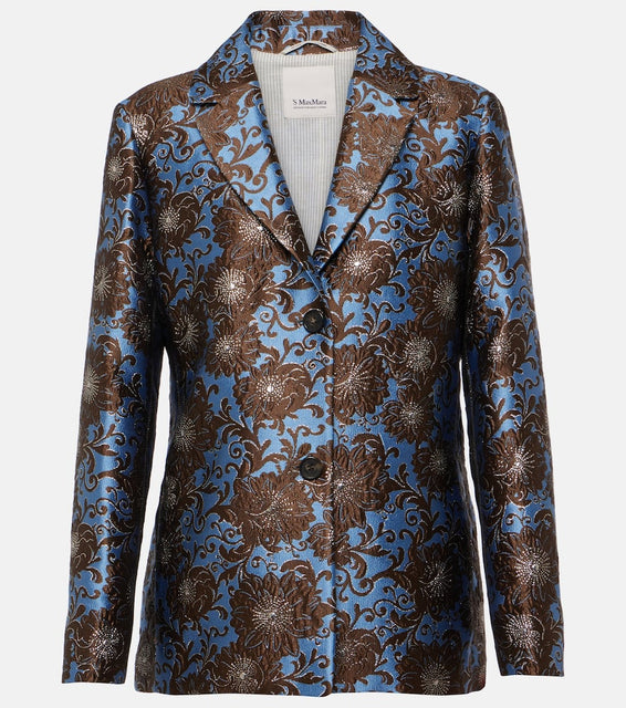 'S Max Mara Kate floral jacquard blazer