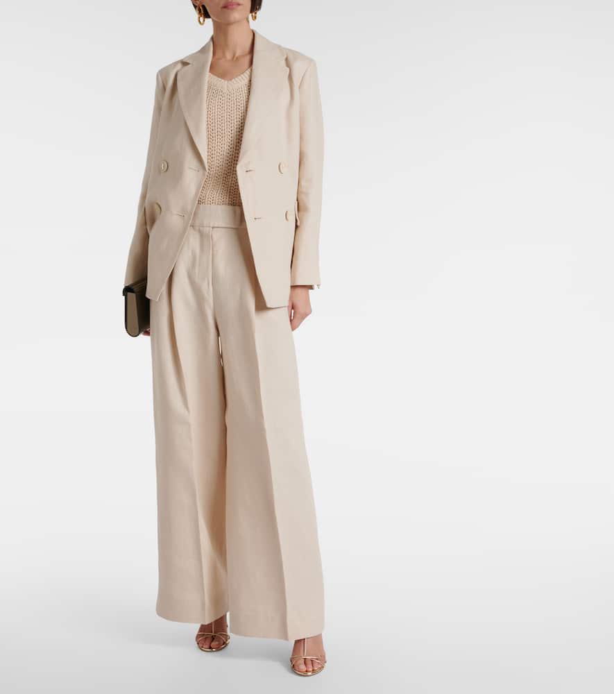 'S Max Mara Laura double-breasted linen blazer