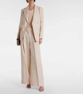'S Max Mara Laura double-breasted linen blazer
