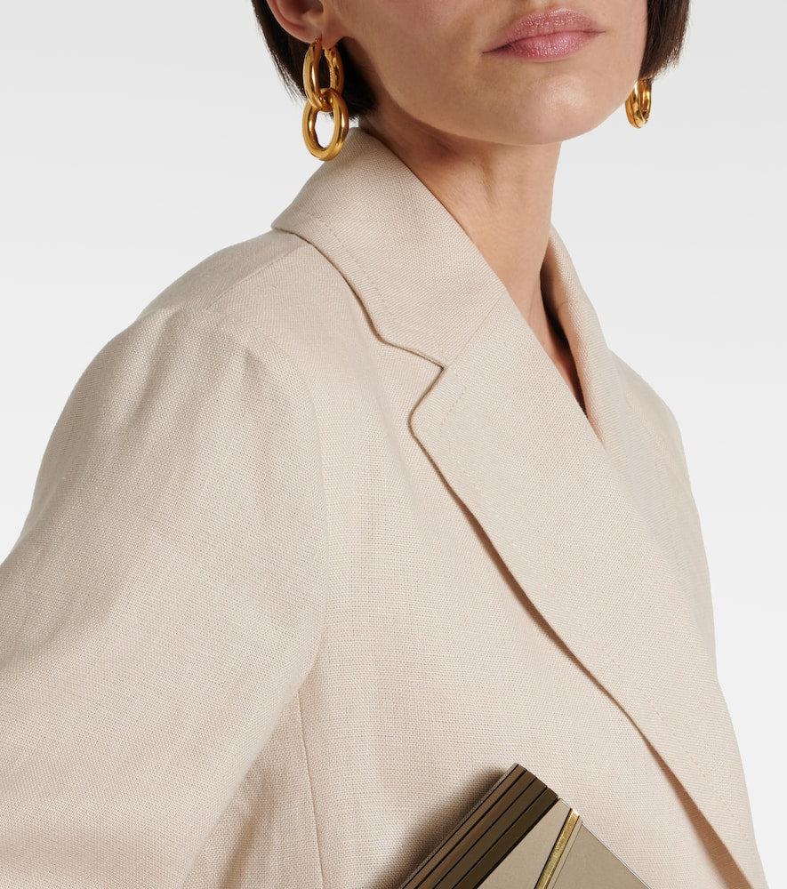 'S Max Mara Laura double-breasted linen blazer