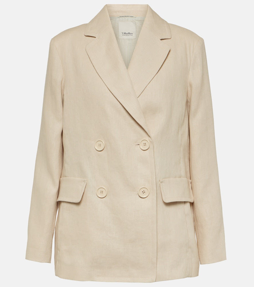 'S Max Mara Laura double-breasted linen blazer