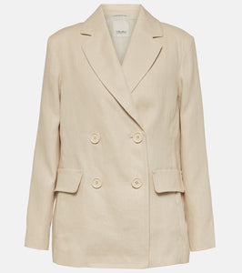 'S Max Mara Laura double-breasted linen blazer