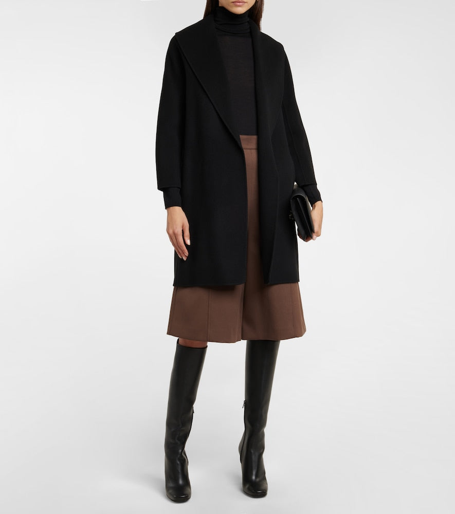 'S Max Mara Messi belted virgin wool coat