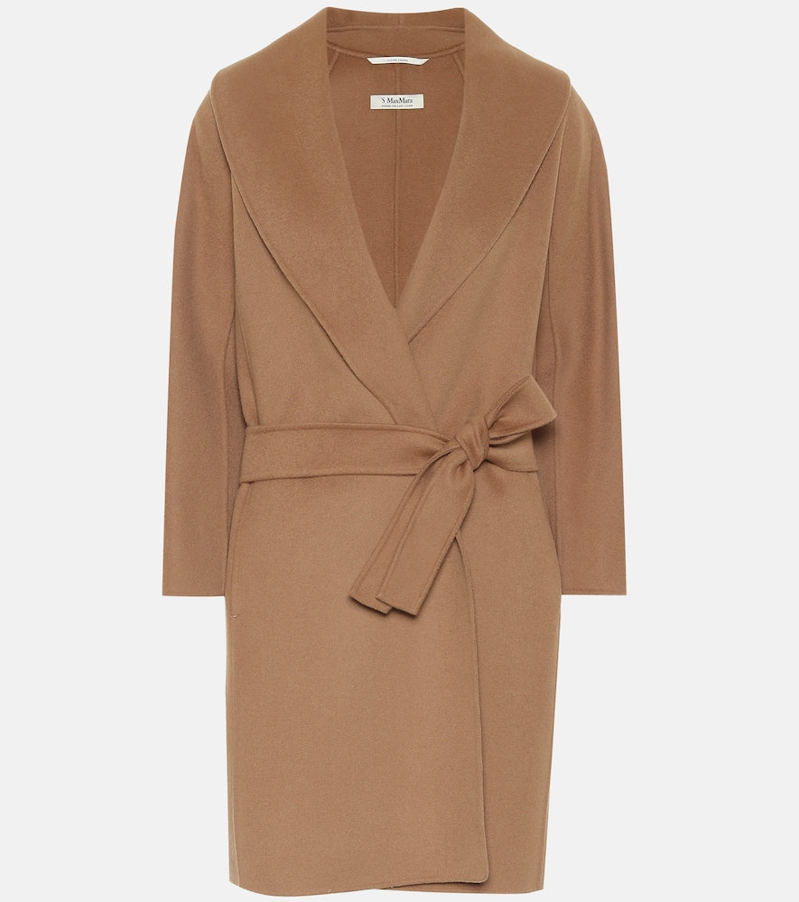 'S Max Mara Messi belted virgin-wool coat - Max Mara Messi 系带羊毛大衣