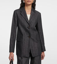 'S Max Mara Murano chambray blazer