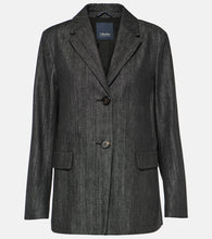 'S Max Mara Murano chambray blazer