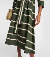 'S Max Mara Olanda striped cotton midi dress