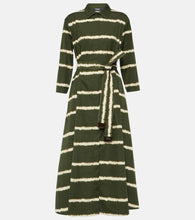 'S Max Mara Olanda striped cotton midi dress