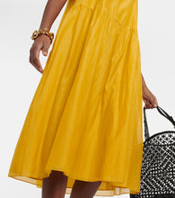 'S Max Mara Olimpia cotton and silk voile midi dress