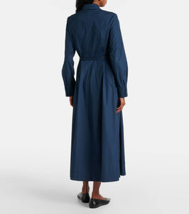 'S Max Mara Patty pleated cotton midi dress