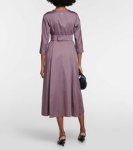 'S Max Mara Pleated cotton midi dress