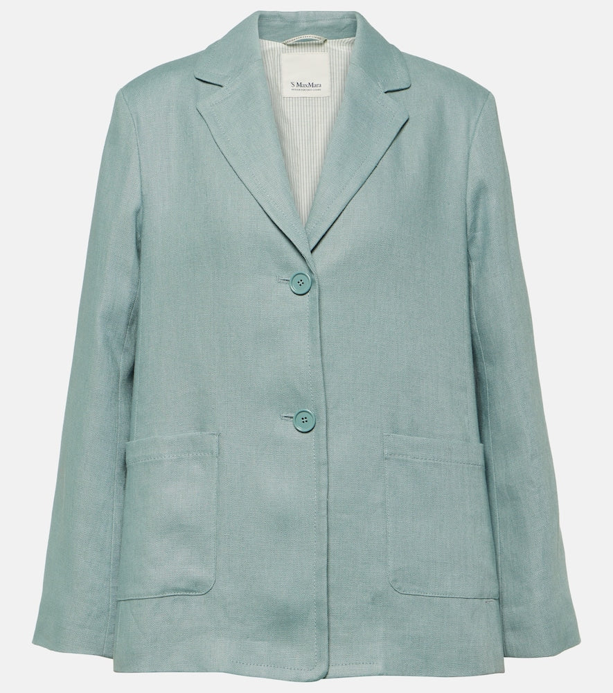 'S Max Mara Socrates single-breasted linen blazer