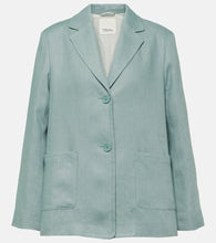'S Max Mara Socrates single-breasted linen blazer