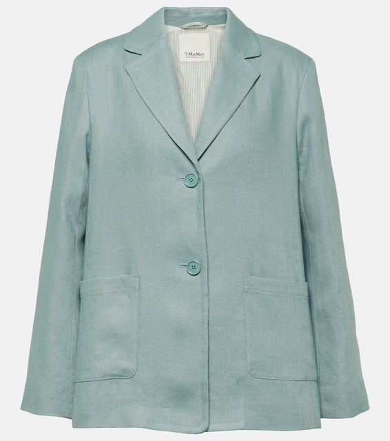 'S Max Mara Socrates single-breasted linen blazer