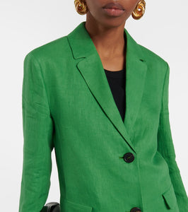 'S Max Mara Sofia single-breasted linen blazer