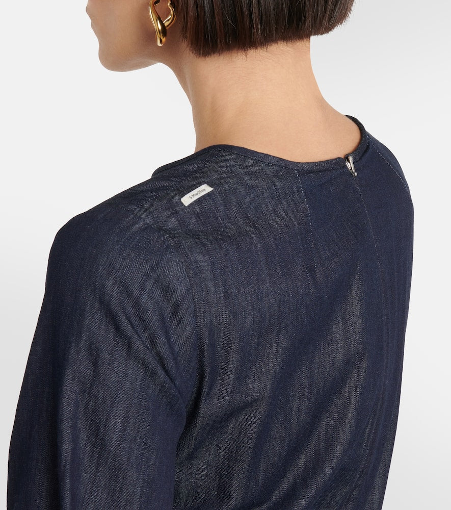'S Max Mara Valery denim midi dress