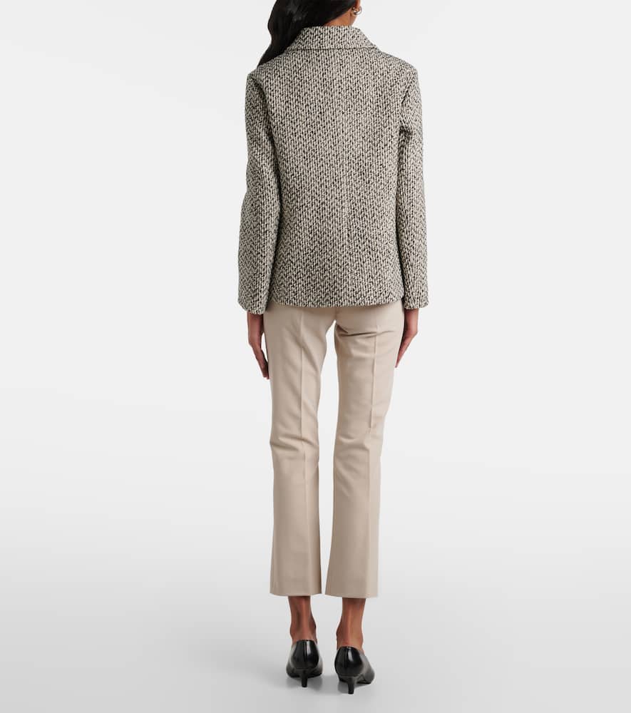'S Max Mara Wool and cotton-blend jacket