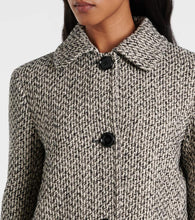 'S Max Mara Wool and cotton-blend jacket