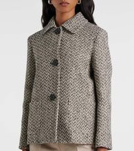 'S Max Mara Wool and cotton-blend jacket
