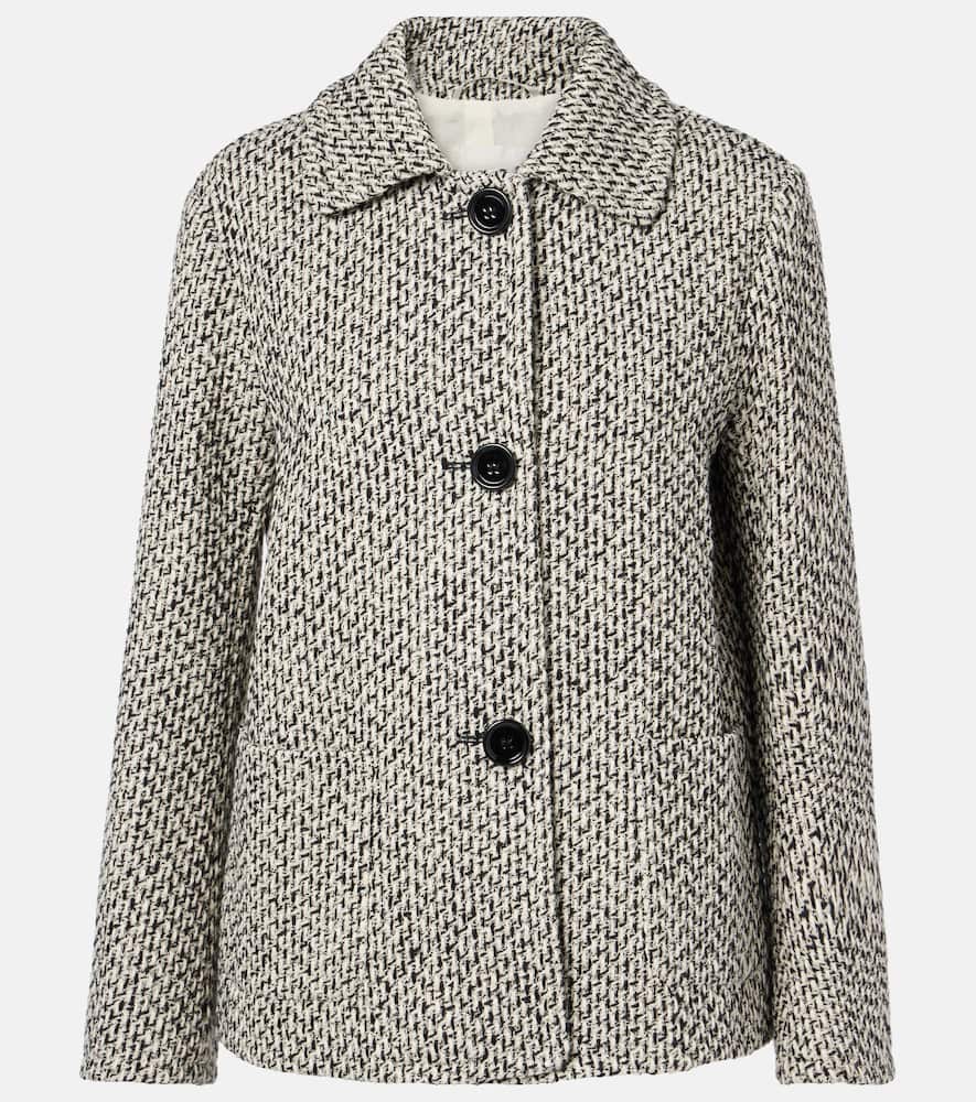 'S Max Mara Wool and cotton-blend jacket