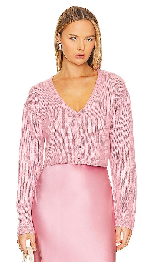 SABLYN Bianco Cardigan in Pink - SABLYN Cardigan Bianco en Rose - SABLYN Bianco 粉色开衫 - SABLYN Bianco Cardigan in Rosa - SABLYN Bianco 카디건 핑크색 - Cardigan SABLYN Bianco in rosa