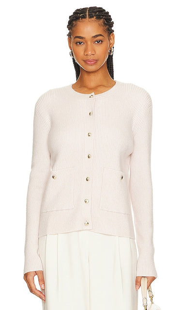 SABLYN Lake Cardigan in Ivory - Cardigan Lake SABLYN en ivoire - SABLYN Lake 象牙色开衫 - SABLYN Lake Cardigan in Elfenbein - SABLYN 레이크 카디건 아이보리 색상 - Cardigan Lago SABLYN in avorio