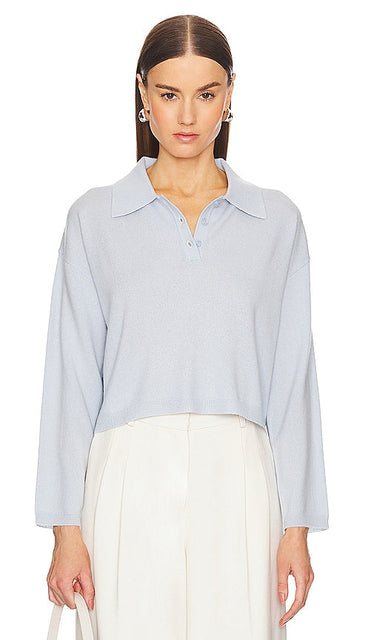 SABLYN Sycamore Sweater in Baby Blue - Pull SABLYN Sycamore en bleu bébé - SABLYN 淡蓝色 Sycamore 毛衣 - SABLYN Sycamore Pullover in Babyblau - SABLYN 시카모어 스웨터베이비 블루 색상 - Maglione in sicomoro SABLYN in celeste