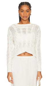 SABLYN Sydney Sweater in White - SABLYN Sydney Pull en Blanc - SABLYN Sydney 白色毛衣 - SABLYN Sydney Pullover in Weiß - SABLYN 시드니 스웨터화이트 색상 - Maglione SABLYN Sydney in bianco