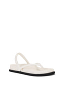 St. Agni Sling Back Thong Sandal in Cream