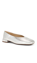 Sam Edelman Kasey Flat in Metallic Silver