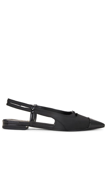 Sam Edelman Cecelia Sling Back in Black | Black Sling Back Flats for Women