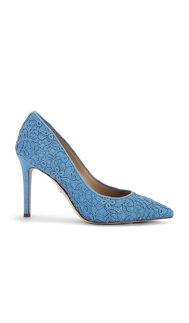 Sam Edelman Hazel Heel in Blue | Royal Sky Blue Flat Sandals for Women