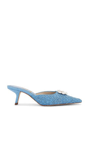 Sam Edelman Brit Orchid in Blue | Royal Sky Blue Pump Heels for Women