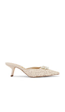Sam Edelman Brit Orchid Mule in Ivory | Ivory & Natural Closed Toe Mules for Women