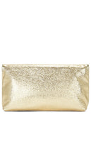 Studio Amelia Pillow Clutch in Metallic Gold