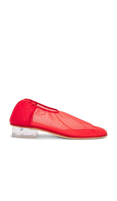 Studio Amelia Vestige Ballet Flat in Red | Lily Ballet Flats for Women