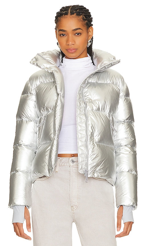 SAM. Andi Jacket in Metallic Silver - SAM. Veste Andi en argent métallisé - 萨姆。 Andi 金属银夹克 - SAM. Andi Jacke in Metallic-Silber - 샘. ANDI 자켓 - SAM. Giacca Andi in argento metallizzato